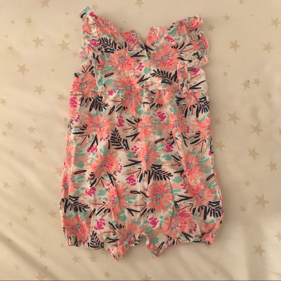 Floral Romper by LIGHTNING BUG BABY - Picture 2 of 3